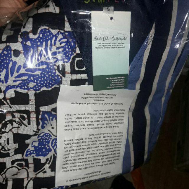 Size S Batik Busui Menyusui Simplystore Simplynursingwear Simply