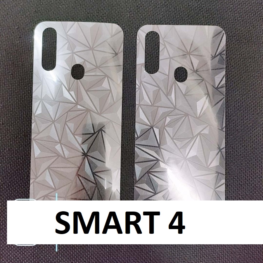 INFINIX SMART 7 SMART 6 6 PLUS 6 NFC 6 HD SMART 5 SMART 4 3+ ANTI GORES SKIN BELAKANG DIAMOND BACK ANTI JAMUR MOTIF 3D SPIRAL GARSKIN PELINDUNG BELAKANG