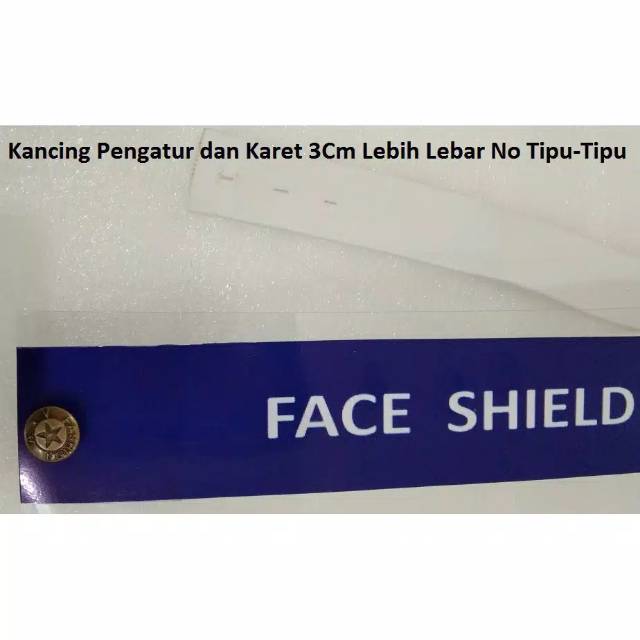 [COD] TRANSPARAN FACE SHIELD / PELINDUNG WAJAH / ANTI VIRUS REKOMEN DOKTER