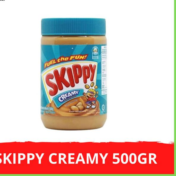 

♠ Skippy Creamy 500gr, Expired panjang, ada logo MUI ☞