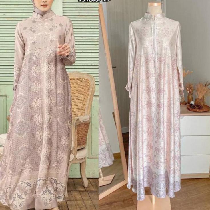(STOK TERBATAS) GAMIS AURORA MAXMARA LUX GAMIS / GAMIS ARMANY / DIOR SILK MOTIF / BAJU WANITA / DRES