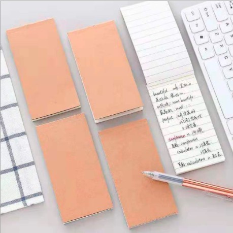 

[ORGM] Memo pad catatan mini sampul coklat