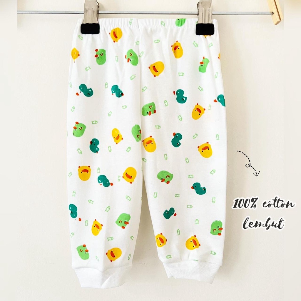 [ 3 pc ] Celana Panjang bebek puyo PANTS Celana Pergi Jalan Lucu Fashion Anak Bayi Shankunsen