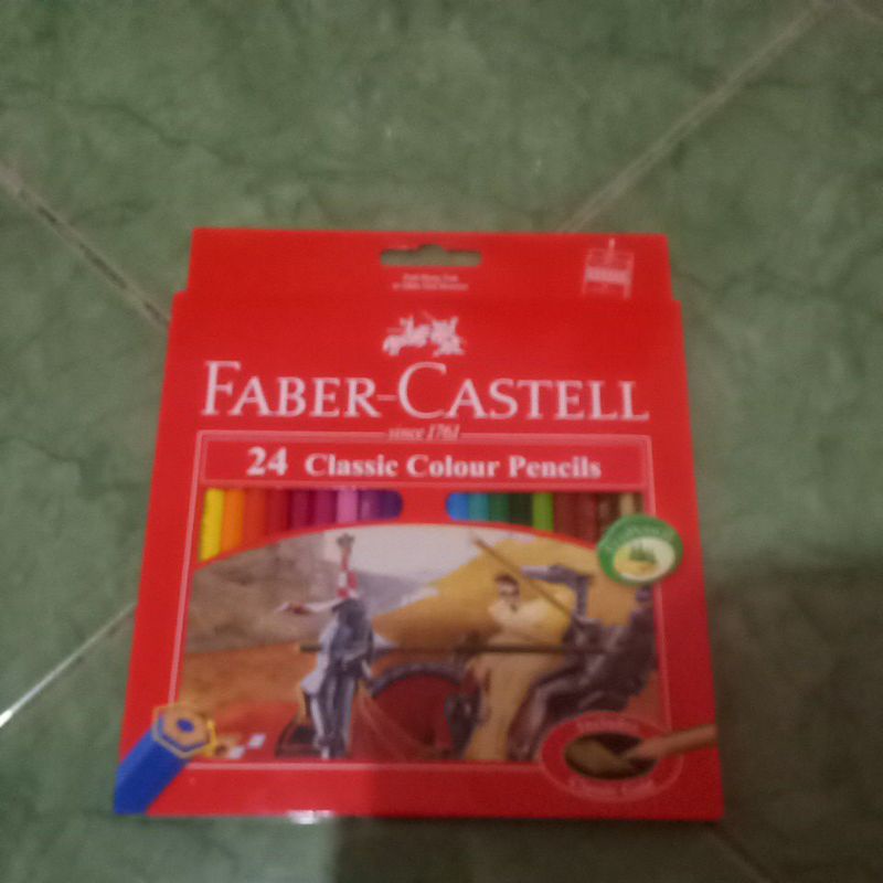 

faber castell pensil warna 24