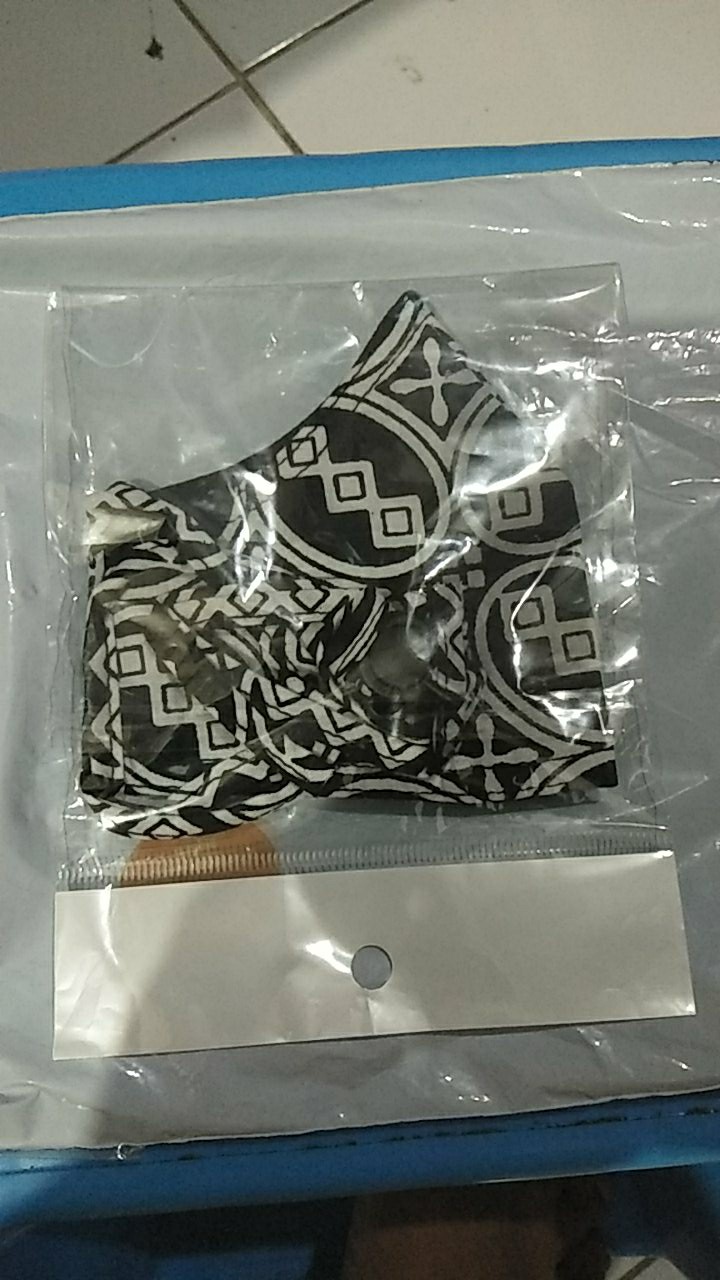 Masker Batik Anak 4d I Masker Kain Non Medis Uk. Anak 4 Ply Tipe Duckbil Earloop Headloop