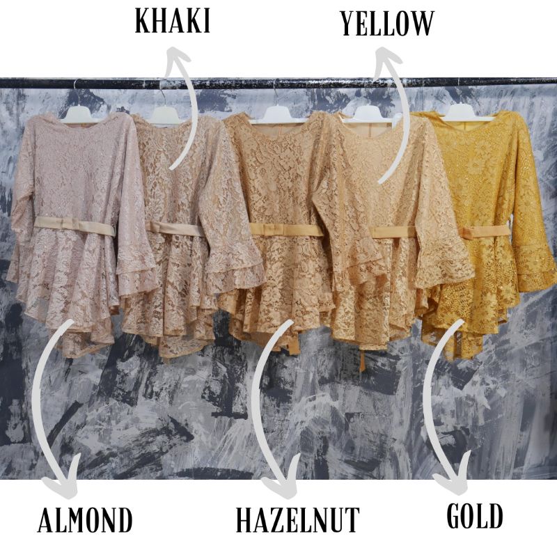 Atasan Kebaya Brokat / brukat Rinjani / kebaya lamaran / kebaya wisuda / kebaya modern PART 1-2