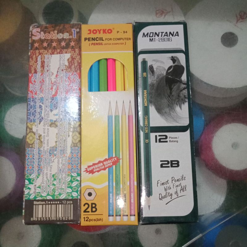 

pensil 2B perKotak (12pcs)