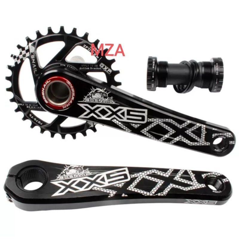 Snail GXP Crankset Chainring 32T  Crank Arm Single Chain ring Crankset GXP NOT Shimano