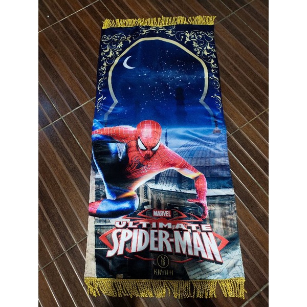 SAAJADAH ANAK SPIDERMAN llSAAJADAH KARAKTER RUMBAI TASLAN