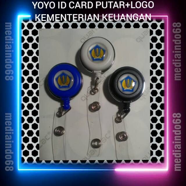 

YOYO ID/NAME TAG PUTAR+LOGO KEMENKEUANGAN