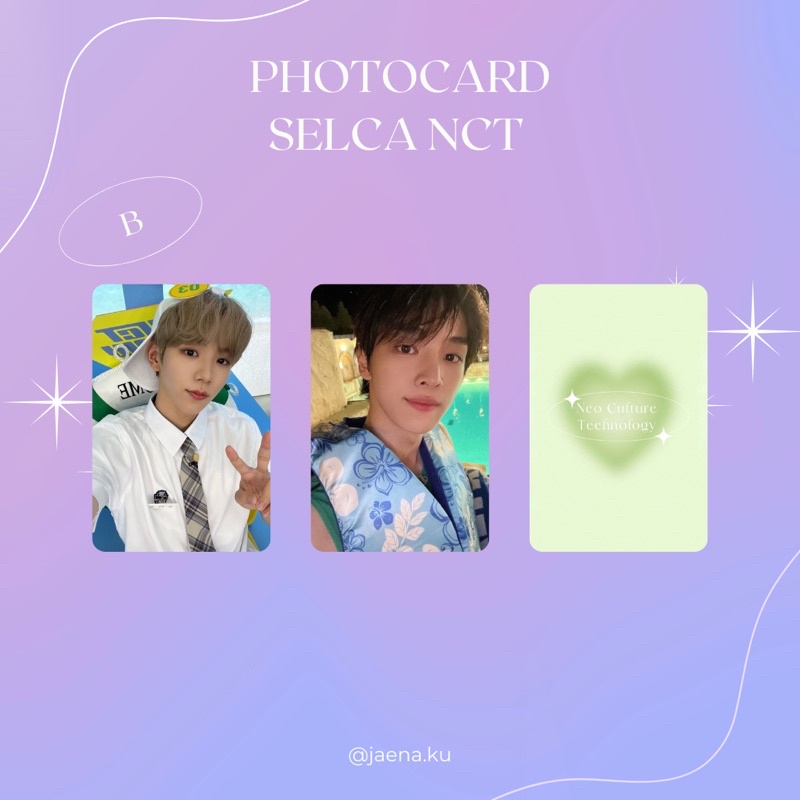 [NCT] PHOTOCARD SELCA NCT SHOTARO SUNGCHAN ‼️BACA DESKRIPSI‼️