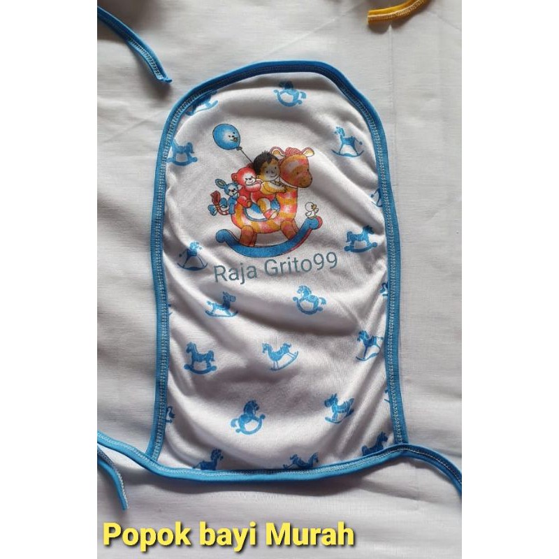 Popok Tali Bayi Murah ( Grosir 12 pcs) Popok Bayi motif sablon / Popok Bayi ikat PE print grosir