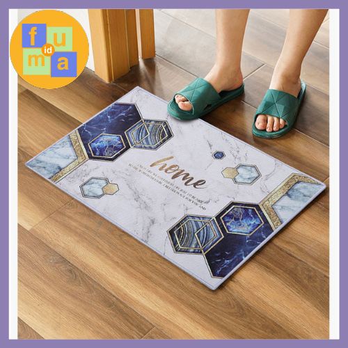 Keset kaki Anti Slip Bahan Memory Foam Menyerap (40×60cm) Keset Kamar Mandi / Keset Dapur