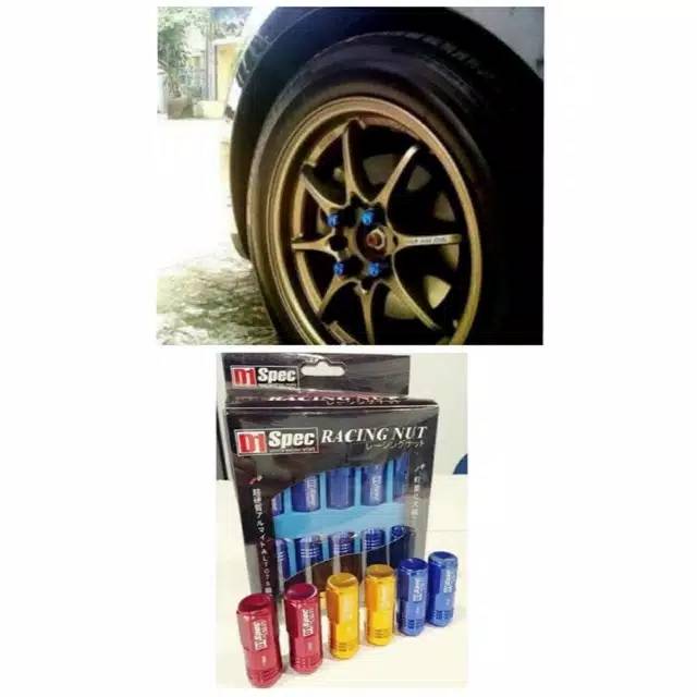 Baut roda racing D1 spec / baut roda mobil / baut velg mobil / racing nut