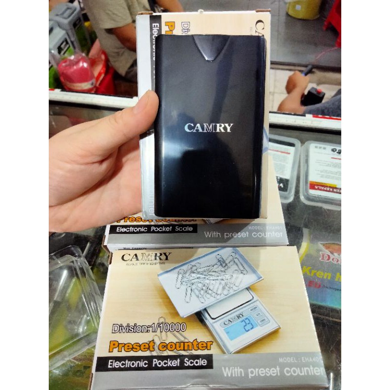 Timbangan Emas Atau timbangan Digital Portable Pocket camry Eha401