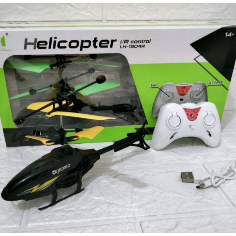 mainan Helikopter Remote Control mini helicopters sensor tangan
