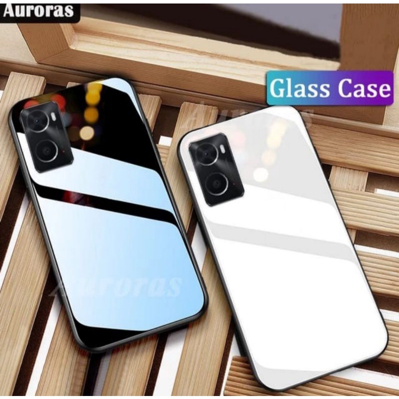 Original Soft Case Oppo Reno7 5G Reno 7Z 5g Case Glass Mirror Casing Cover Protector Sarung Hp Ultra