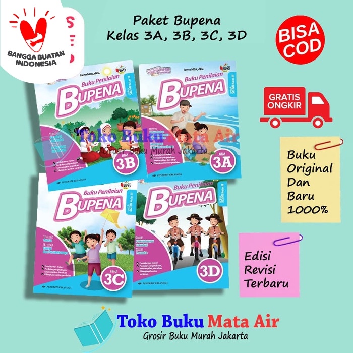 

❤BISA COD❤ BEST SELLER PAKET LENGKAP BUPENA 3A, 3B, 3C & 3D ERLANGGA