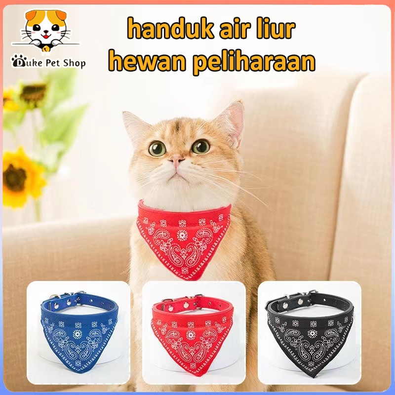 syal anjing koboi betuk segitiga syal kucing motif vintage ukuran dapat di sesuaikan pelengkapan hewan peliharaan