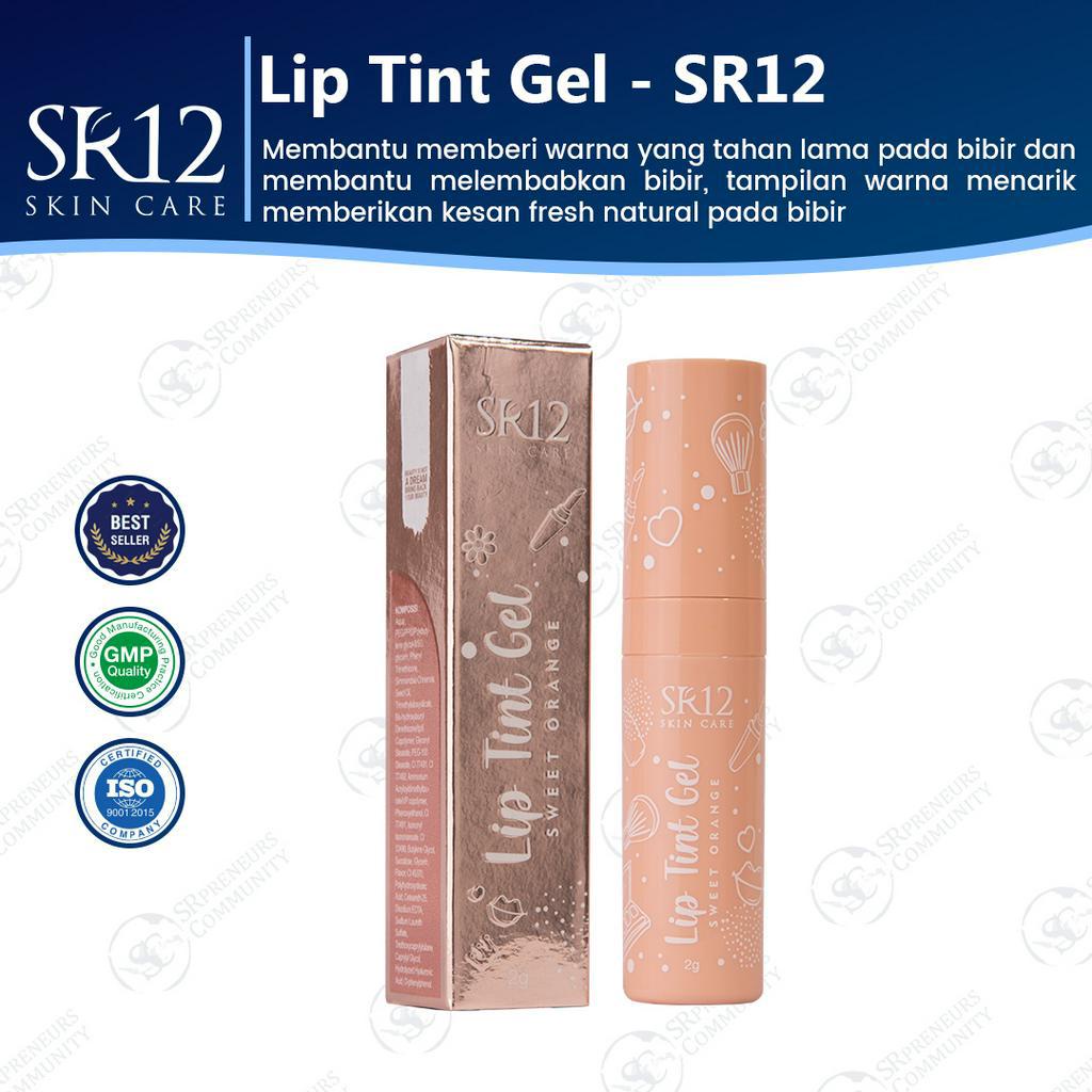 LIP TINT GEL SWEET ORANGE SR12 / LIP TINT AWET TAHAN LAMA / CHEEK &amp; LIPS / BPOM 100% ORI