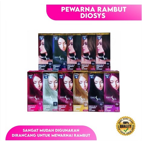 ✨SHASYA✨ DIOSYS New Permanent Hair Color Cat Pewarna Rambut | Semir Rambut Permanent Original BPOM 100ml