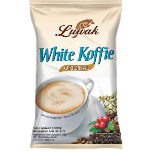 

Luwak White Koffie 10x20g