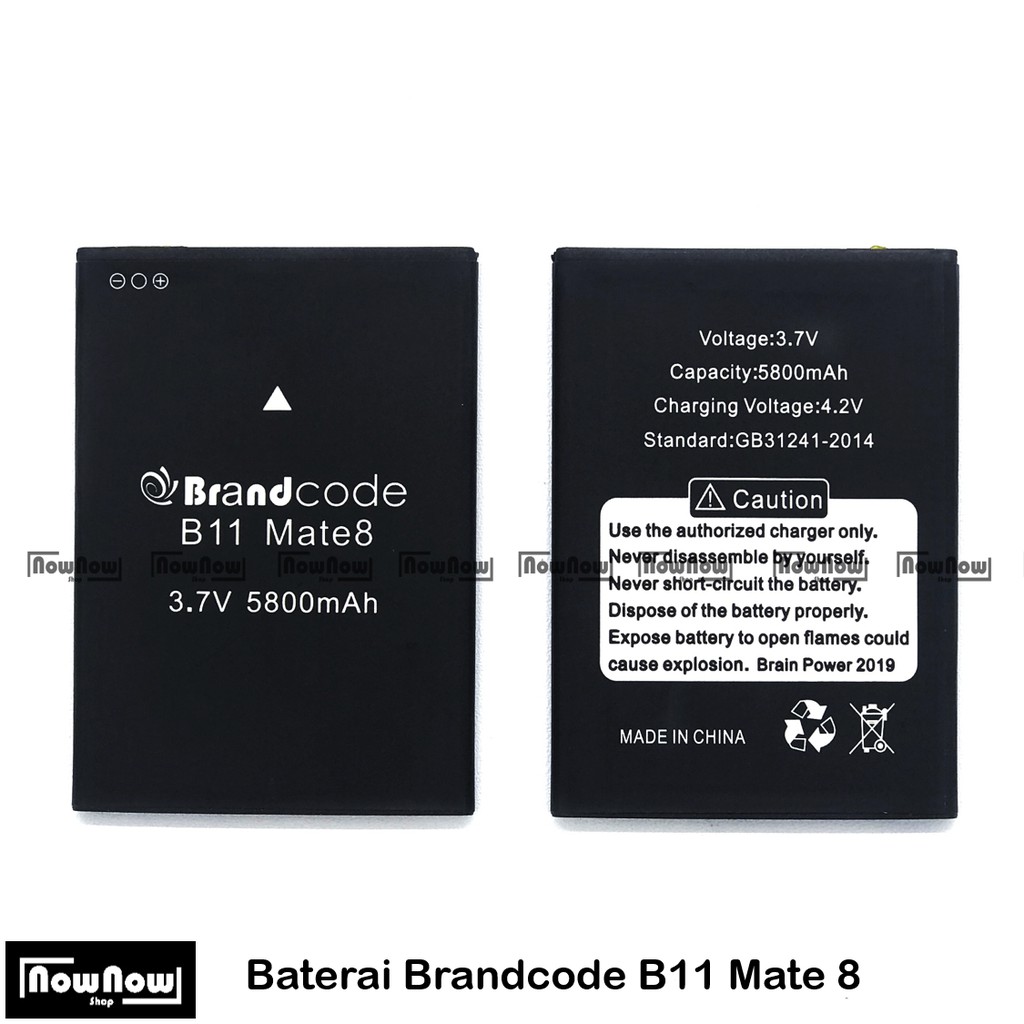 Baterai Brandcode B11 Mate 8 Original Double Power Batre Batrai Battery HP Brand Code