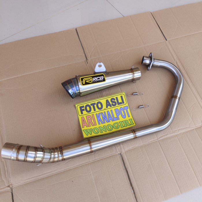 KNALPOT RCB JIGSAW TIGER GL MEGA PRO CB GL MAX LEHER PATEN BENDING