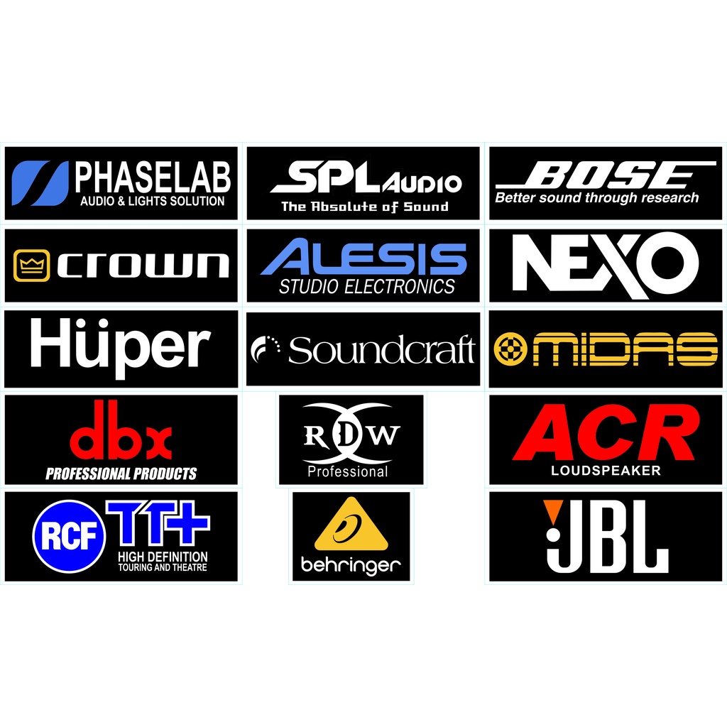 STIKER SOUND / AUDIO / AMPLIFIER / MIXER / SPEAKER /RACING / BALAP