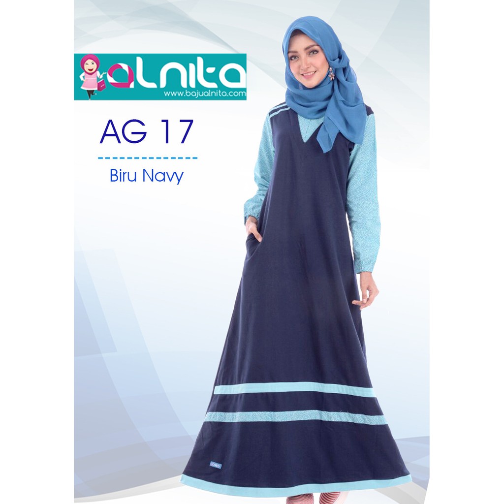 gamis alnita 17 |gamis daily | gamis kaos