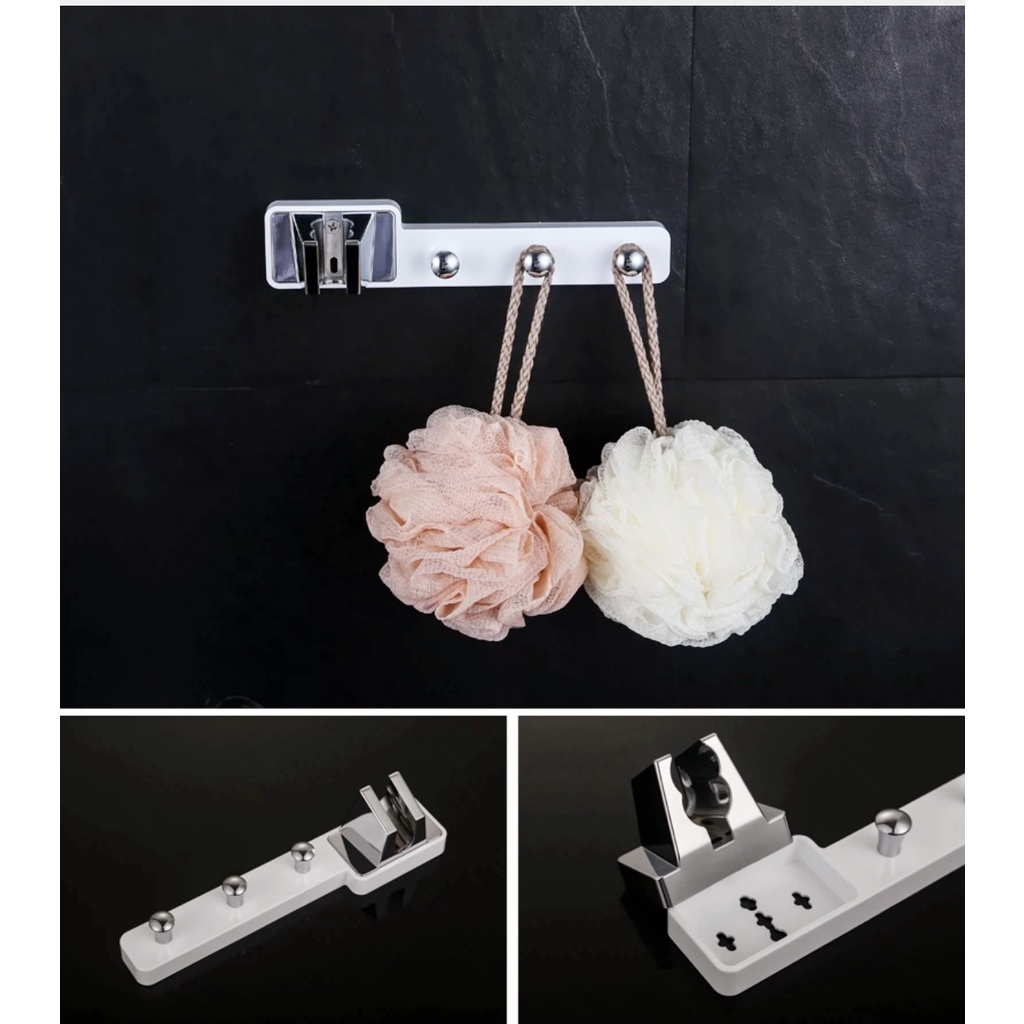 Bracket Hand Shower Mandi-Dudukan Handshower Jetshower Gantungan Shower Shower Stand Holder Bracket Kuat Dudukan Shower Gantungan Shower Mandi Tatakan Shower Gantungan Shower Model Baru Cantolan Dudukan Holder Bracket Hanger Hook Shower Kloset