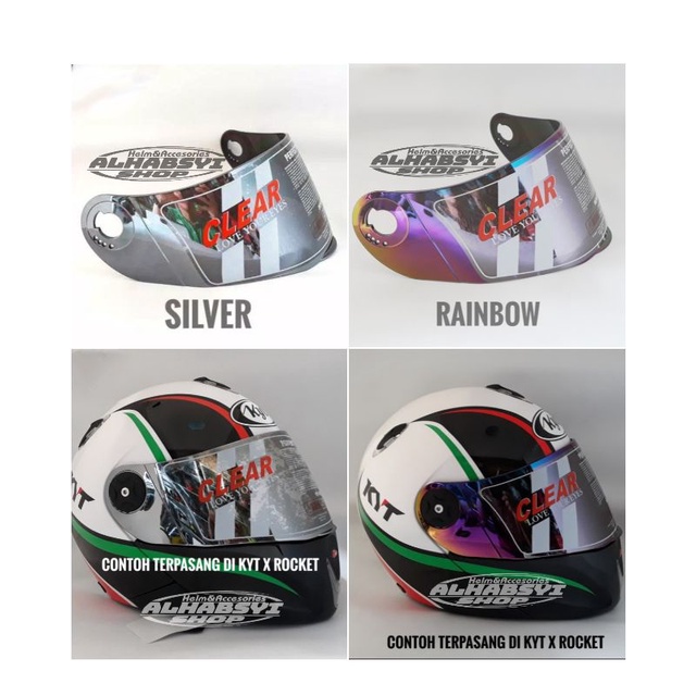 Visor Helm KYT X Rocket/J Rocket/T Roy