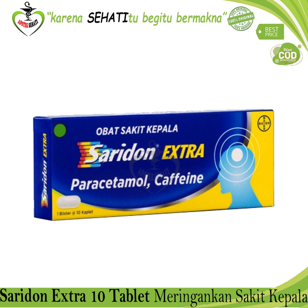 Promo Saridon Tablet Meredakan Sakit Kepala Saridon Extra Tablet Sakit Gigi