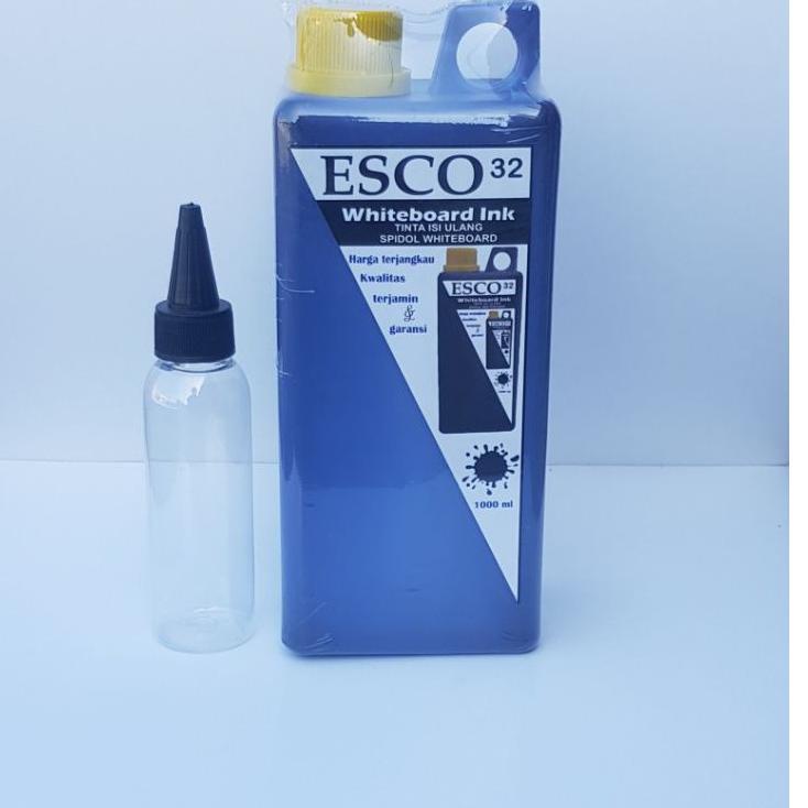 

Model Baru.. Tinta whiteboard papan tulis esco hitam 1000 ml