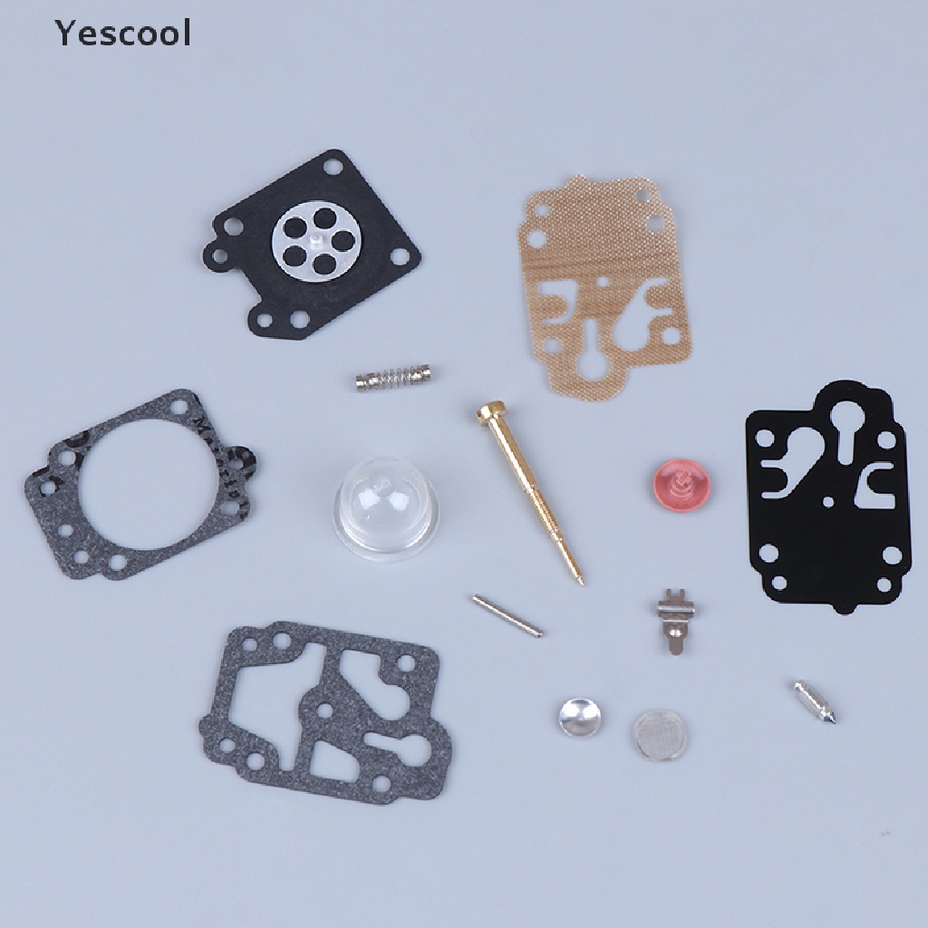 Yescool Set Gasket Karburator Diafragma 139f 26CC 33CC 43CC 52CC