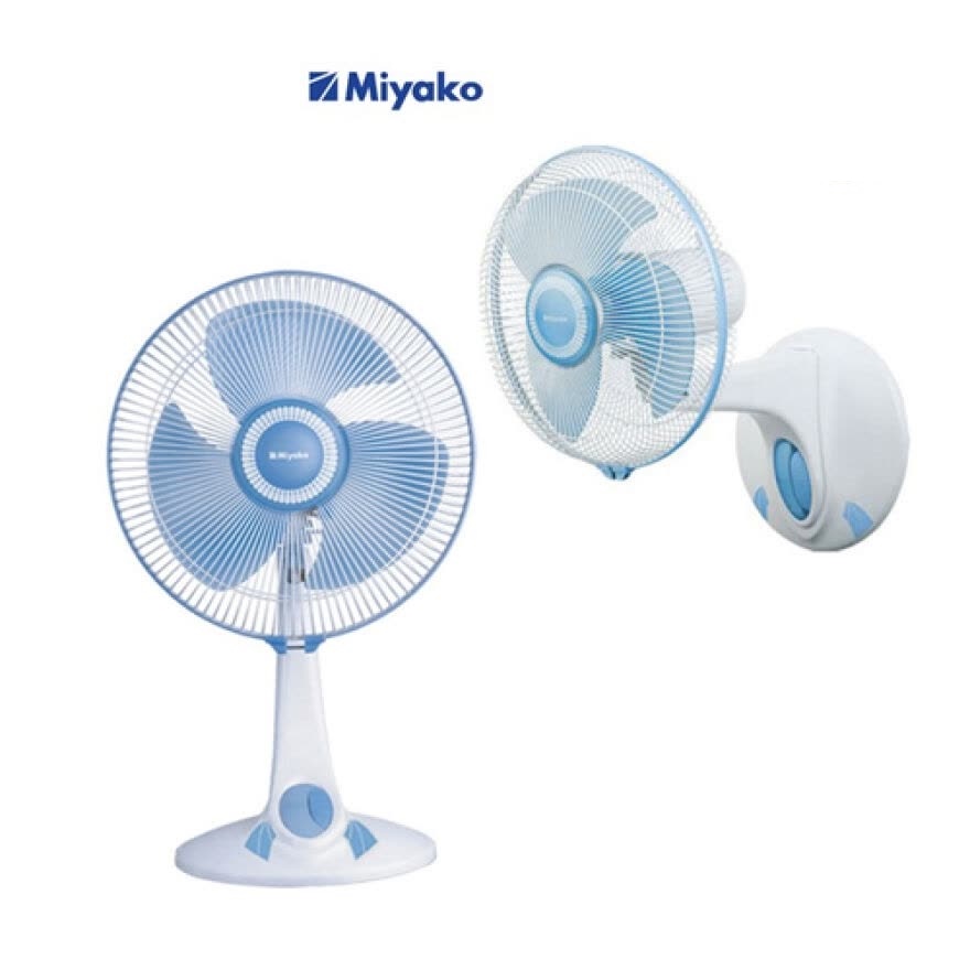 KIPAS ANGIN MIYAKO KAD-1227 B (12 Inch) DESK FAN + WALL FAN