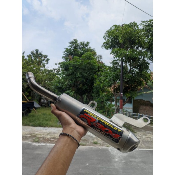 knalpot Pro Circuit YZ 250 YZ250X Stainless Shorty