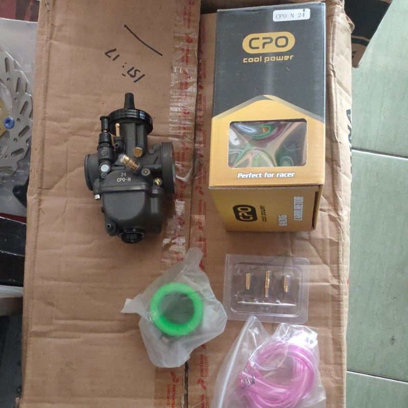 Karburator Karbu Pwk CPO NGO SUDCO 24 26 28 30 32 34 Black Series Hitam Easy-Cpo n24