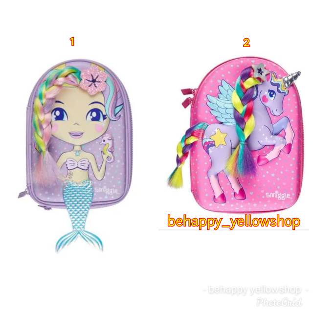 

SMIGGLE DOLLY WISHES HARDTOP PENCIL CASE