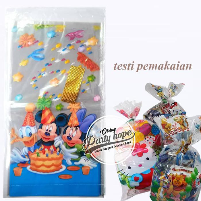 

PROMO - plastik snack donal duck / souvenir ultah / plastik bingkisan kado