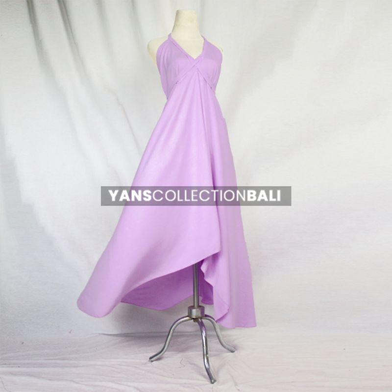 Maxi Dress Piramid BALI-Lilac polos