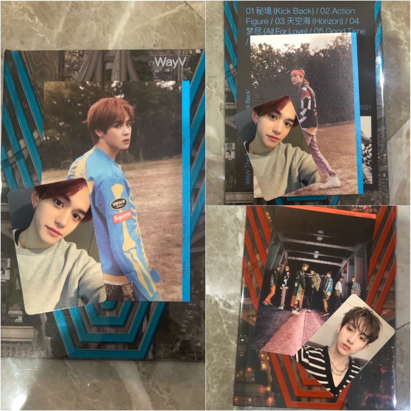 [READY STOCK] WayV - Kick Back Album UNSEALED - Lucas &amp; Winwin Photocard Hitchhiker &amp; Stranger ver.