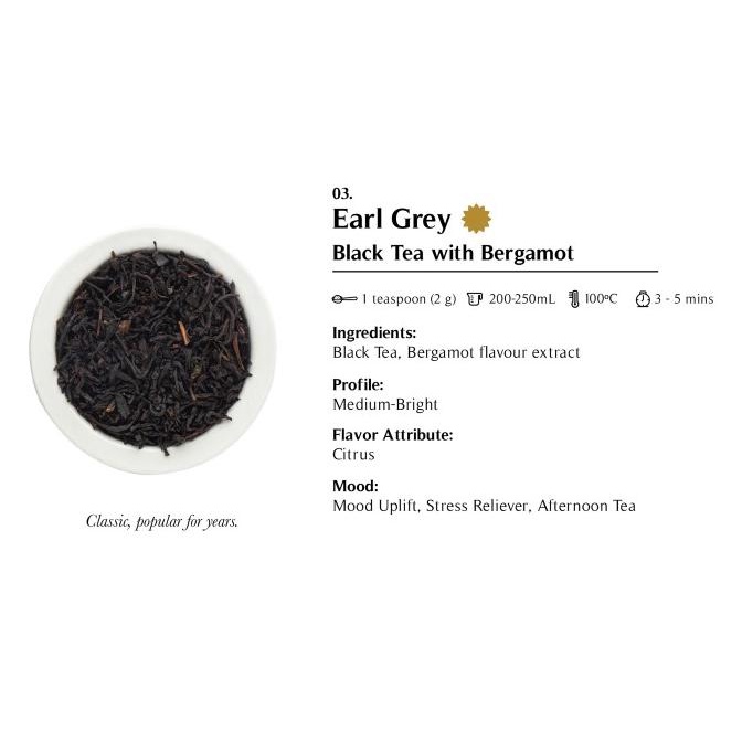 

(BISA COD) OZA Tea - Earl Grey | Black Tea | 40 gram (20 cups) STOK TERBATAS Kode 250