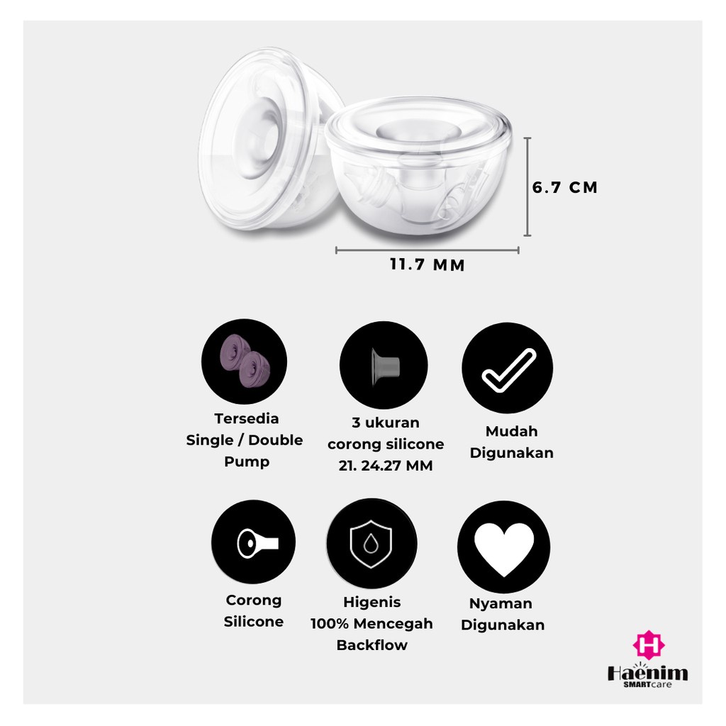 HAENIM HANDSFREE BREASTMILK COLLECTION CUP