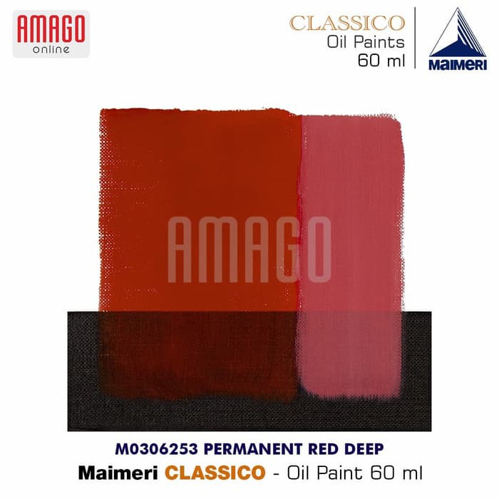 MAIMERI CLASSICO - OIL PAINT - PERMANENT RED DEEP - 60ML - M0306253