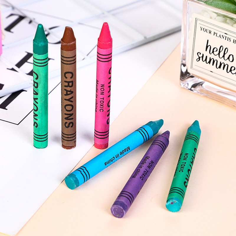 [IZUNA] PENSIL CRAYON ISI 24 WARNA / COLOR CRAYON 24 COLORS / 24 NON-TOXIX CRAYONS / PENSIL WARNA / PENSIL WARNA CRAYONS-3