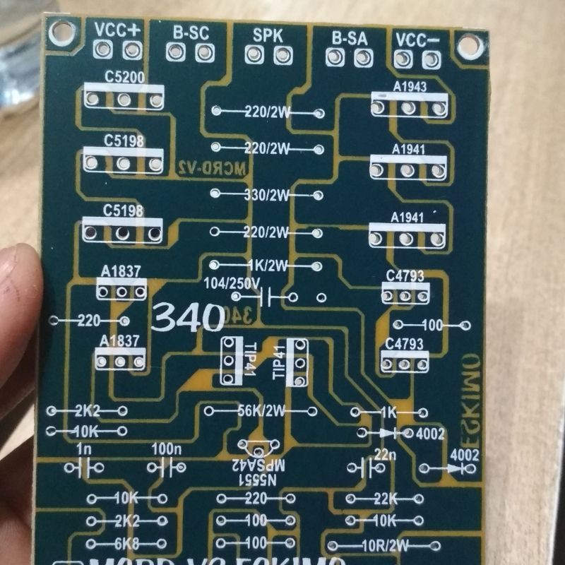PCB MCRD V2 ESKIMO TEFF ESKIMO 340 TEFF