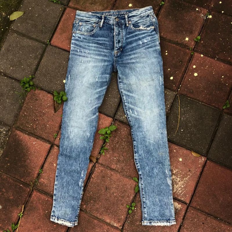 celana jeans american eagle-pria/cowok-second original-size 29 slim