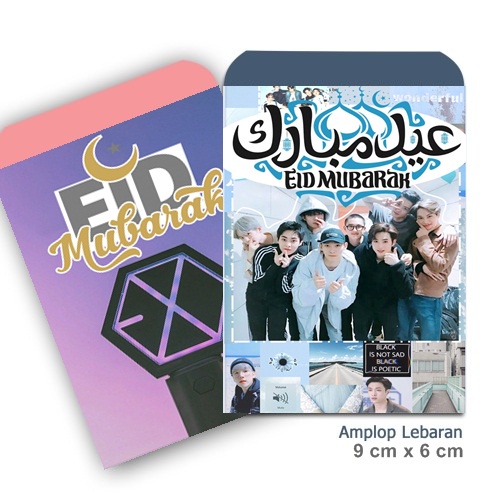 

CUSTOM Amplop Lebaran EXO Angpau Idul Fitri KPOP
