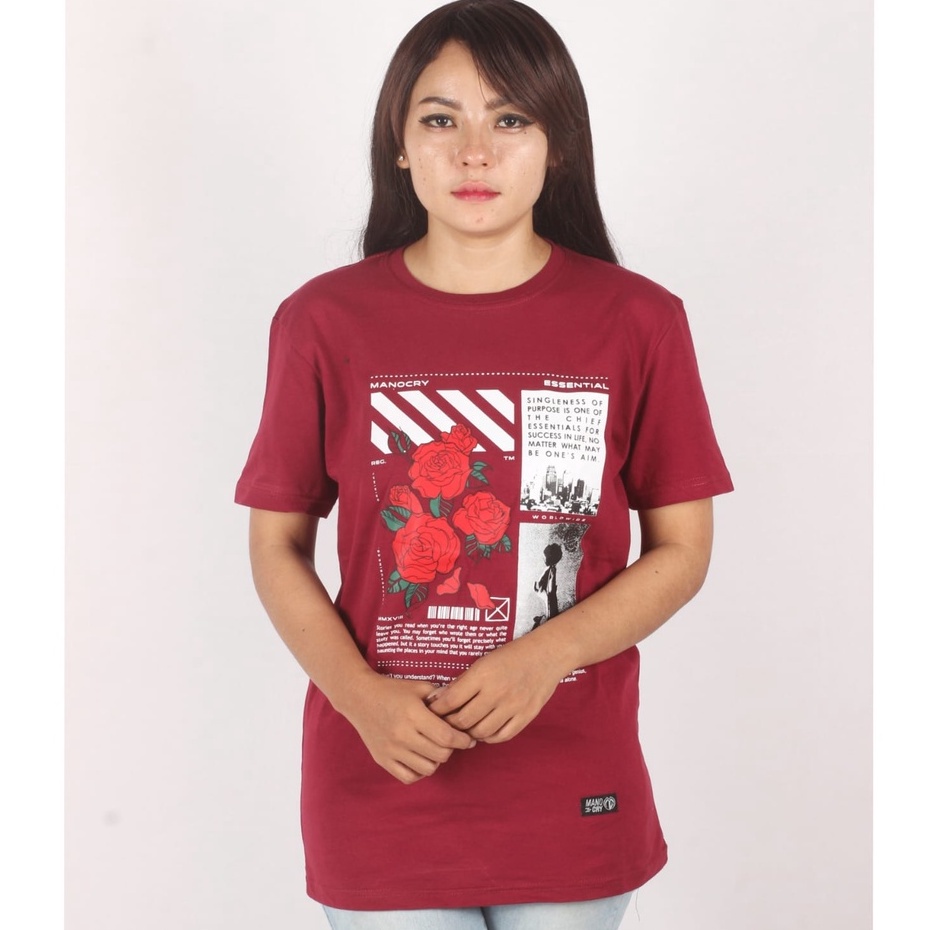 KAOS MANOCRY / kaos distro cowok 2022 /baju cowok keren /kaos distro motif keren /kaos cowok dewasa 